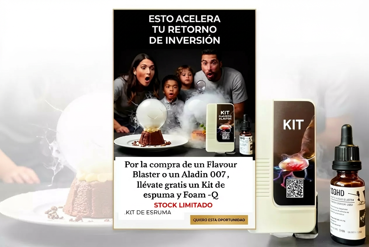 Kit de espuma incluido